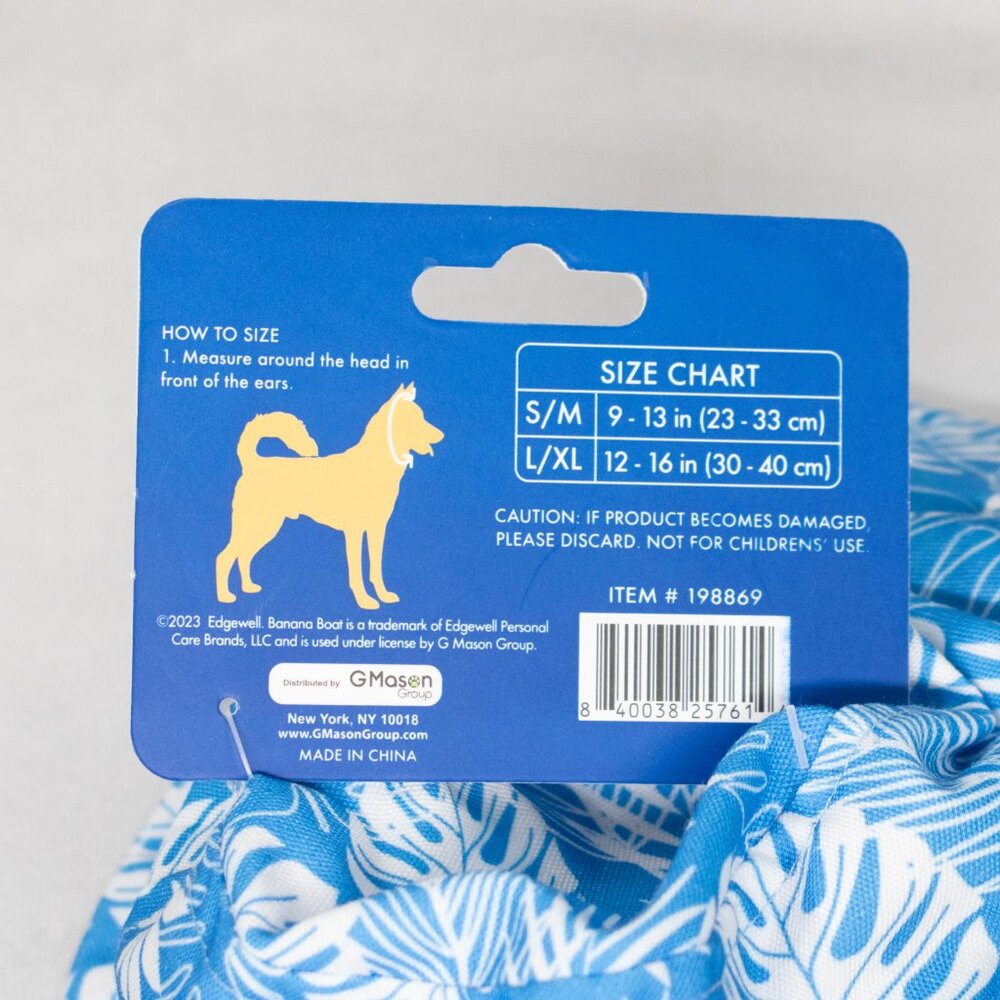 Banana Boat Bucket Hat With Drawstring‎ For DOGS - Picture 5 of 8